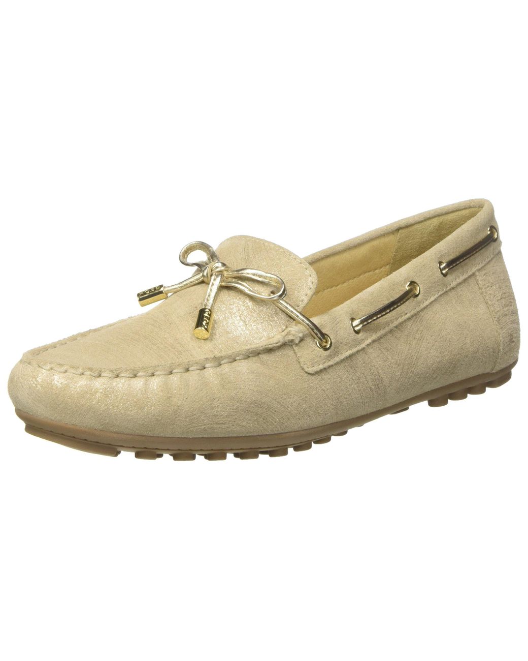 Geox Leather D Leelyan A Moccasin in Gold (Black) - Save 45% - Lyst