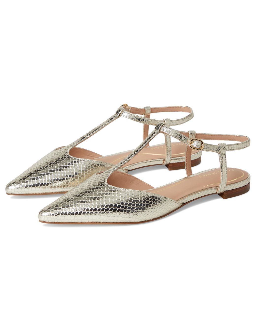 Cole Haan Marlah T-Strap Ballet Flats Flat Shoes 7 B in