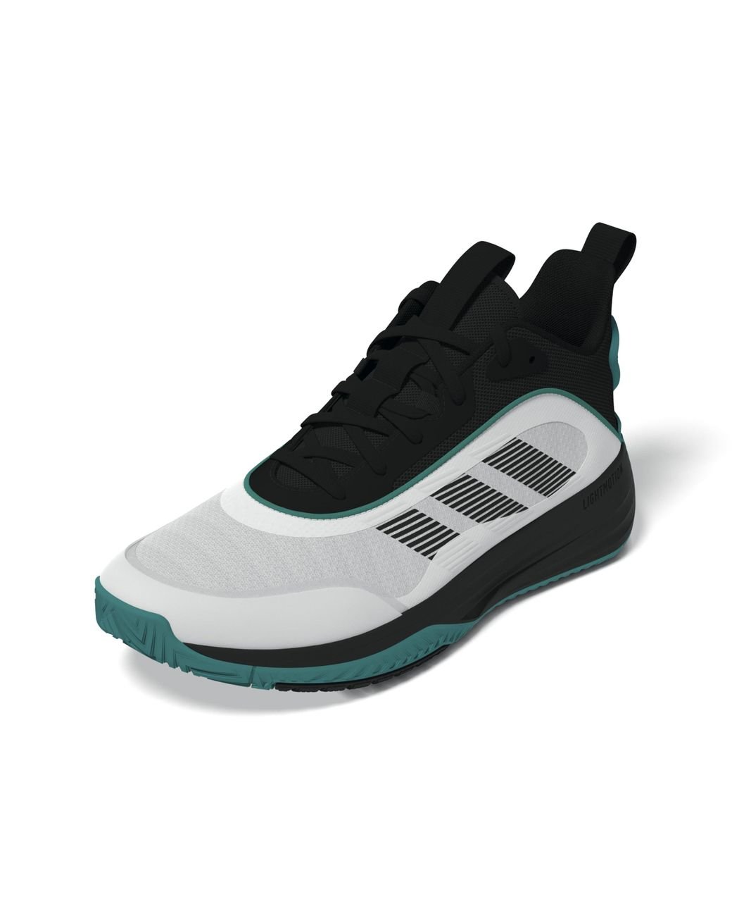 adidas Own The Game Mid Top Basketball Sneaker in Black for