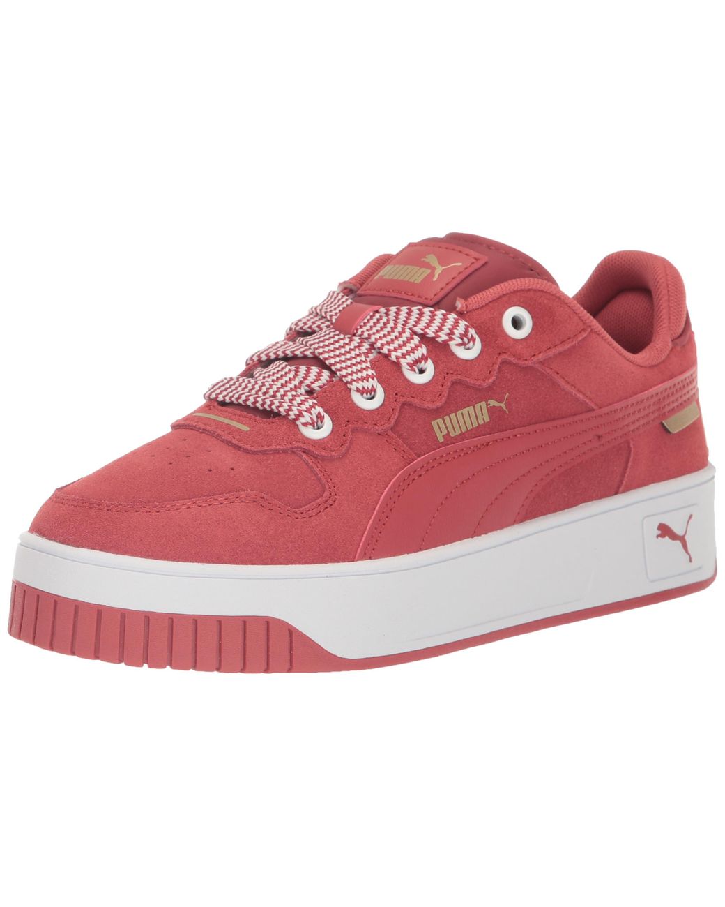 PUMA Carina Street Thick Laces Sneaker in Red | Lyst