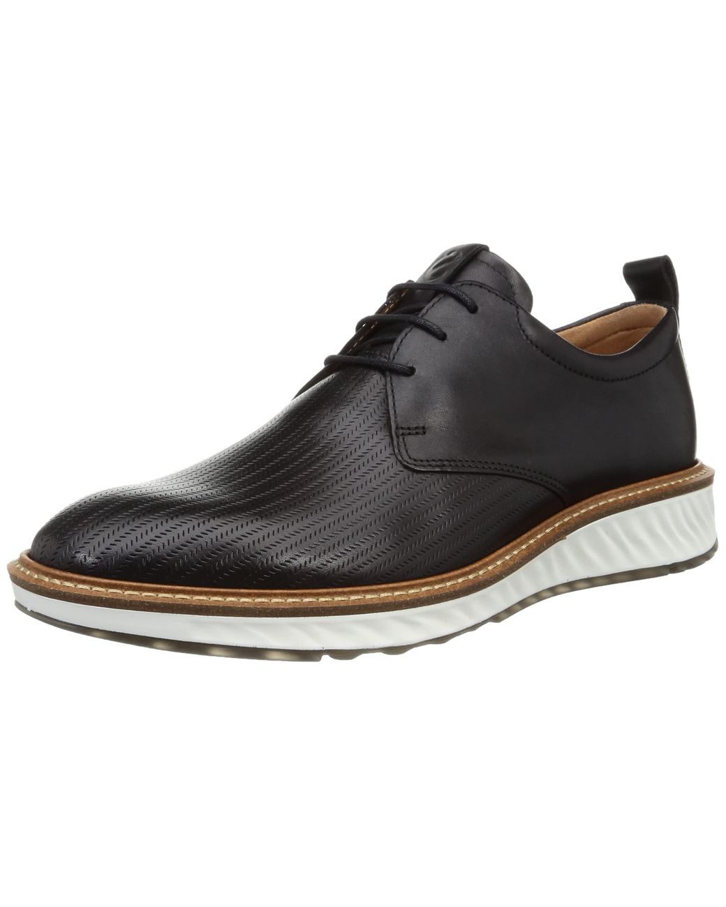 Ecco St.1 Hybrid 2.0 Perf Toe Tie Oxford in Black for Men Lyst