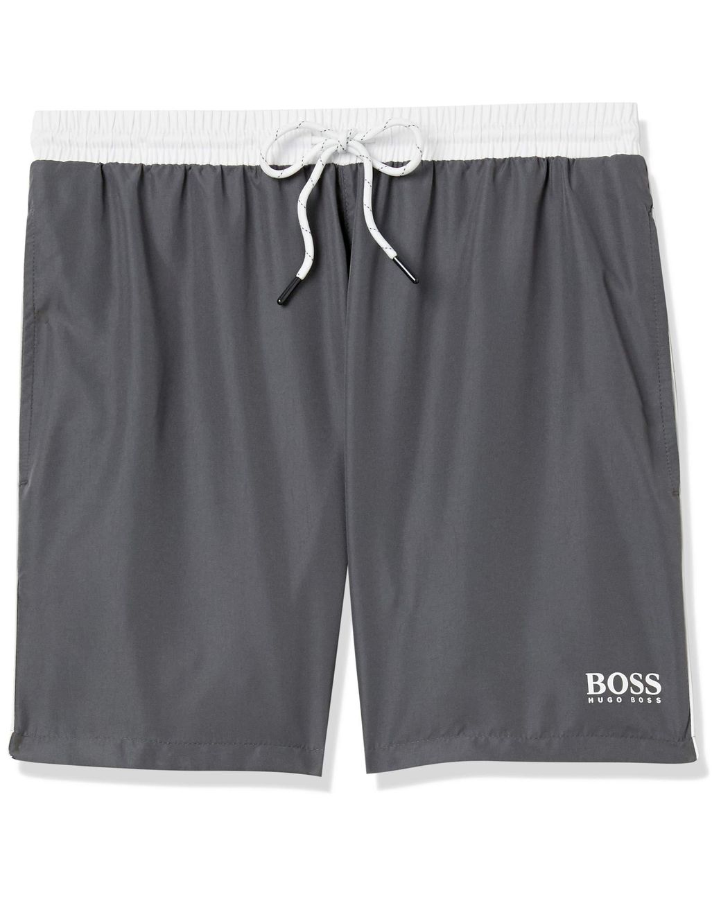 BOSS by Hugo Boss Boss Swim Trunks in Charcoal (Blue) for Men Lyst