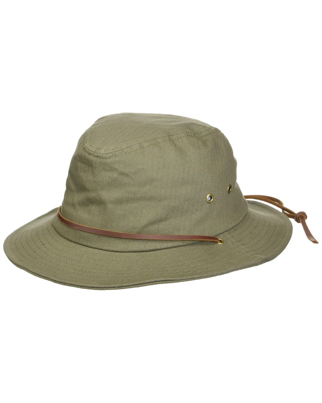 BRIXTON Mens Ronson Quilted Short Brim Cotton Fedora Hat 