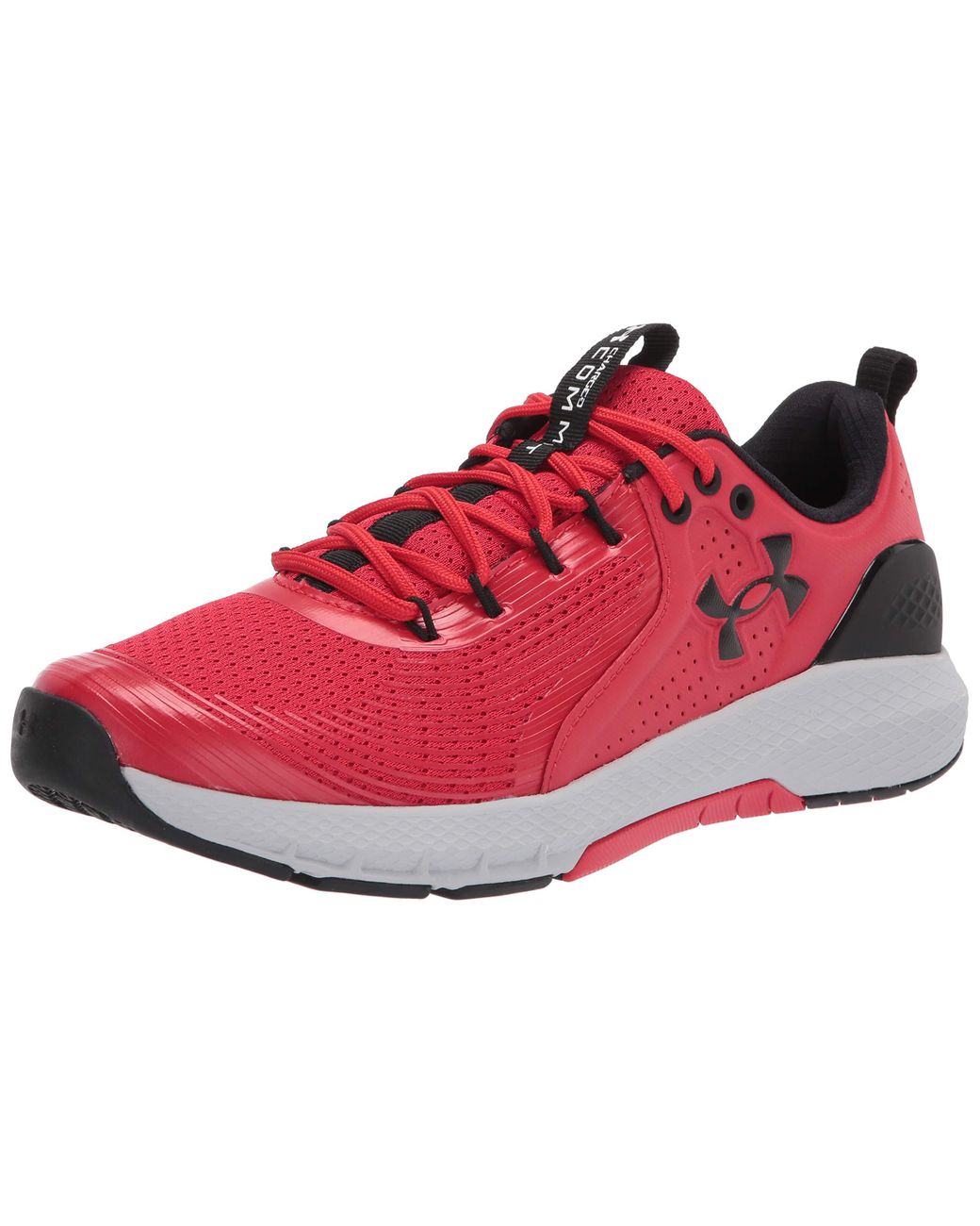 Under Armour Leather Mens Charged Commit 3 Cross Trainer in Red for Men