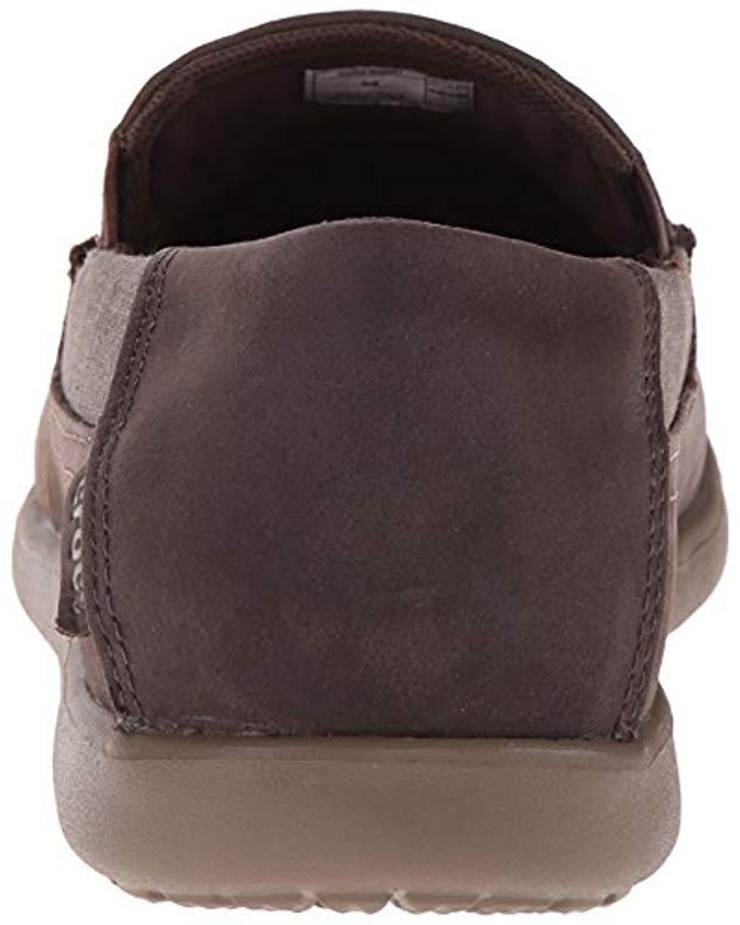 Crocs™ Santa Cruz 2 Luxe Leather Loafer in Brown for Men | Lyst