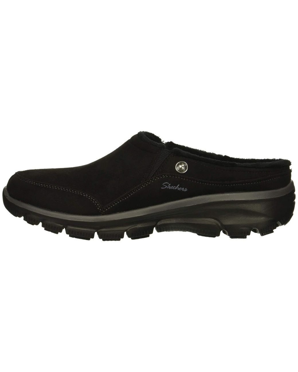 Skechers Easy Going-latte Mule in Black | Lyst