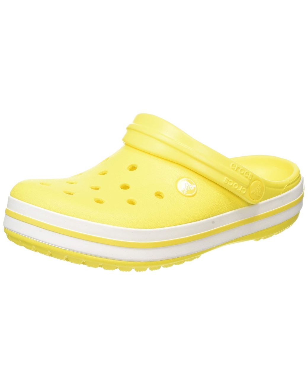 crocs sale women s on Crocs Crocband Clog In Lemon White Yellow Save 47 Lyst