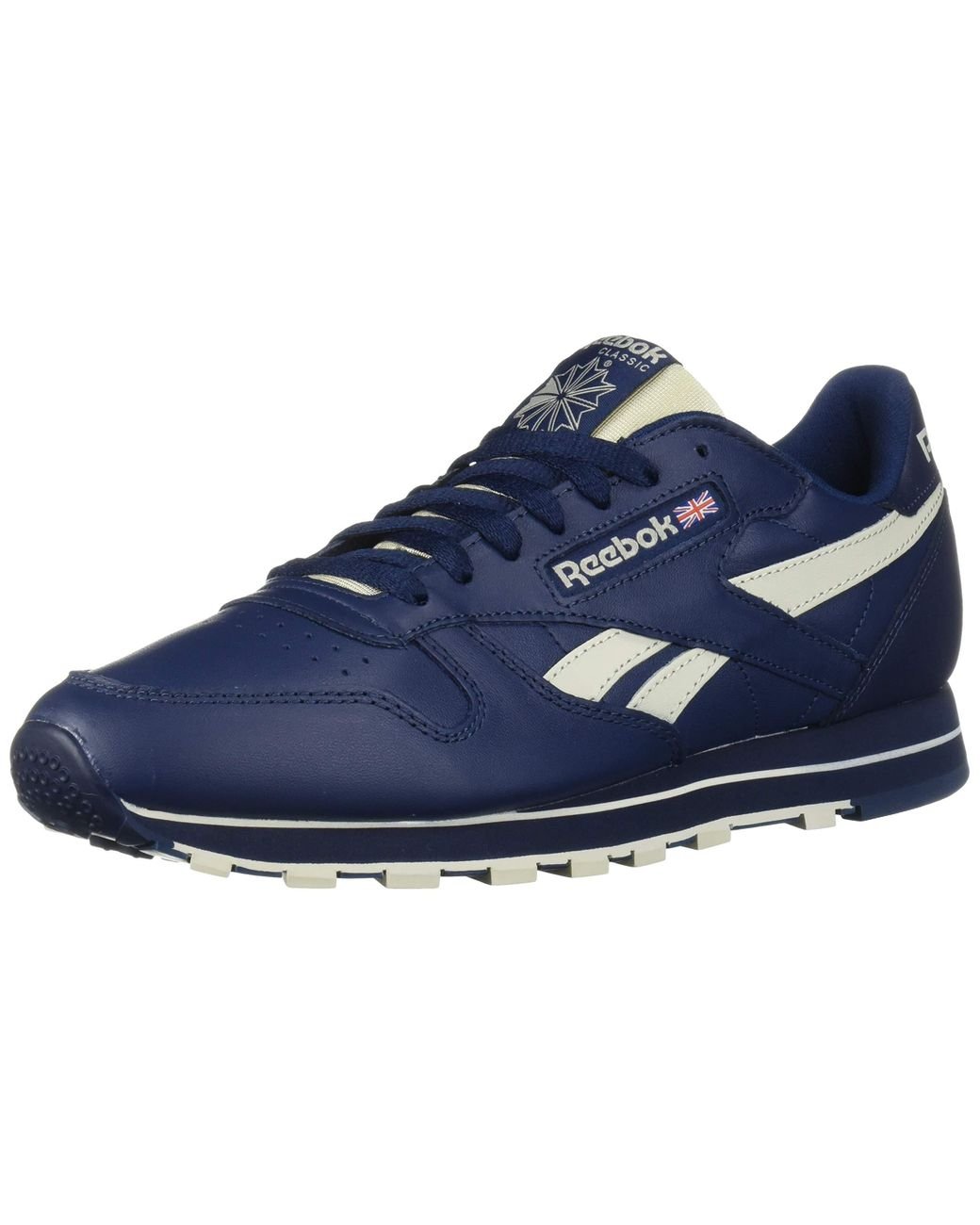 Reebok Classic Leather Sneaker in Blue for Men - Save 75% | Lyst