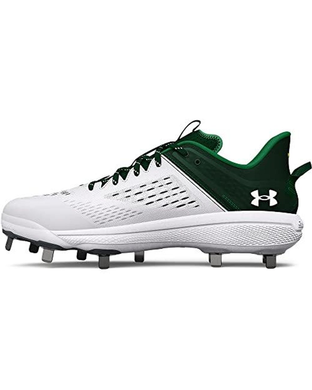 Under Armour Yard Low Mt Baseball Cleat Shoe, in White for Men Lyst
