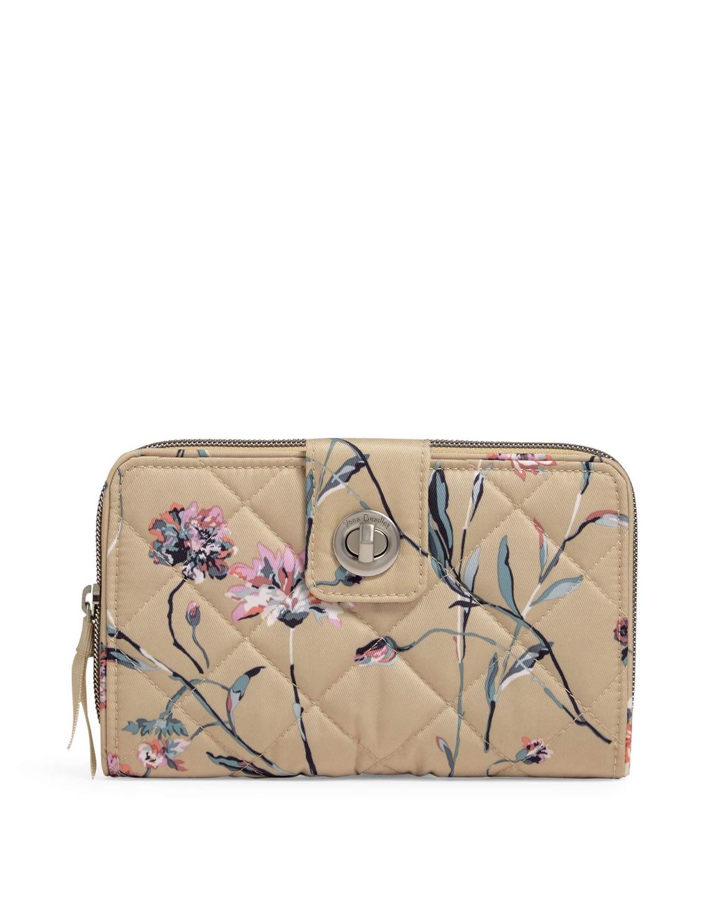 Vera Bradley Performance Twill Turnlock Wallet With Rfid Protection in