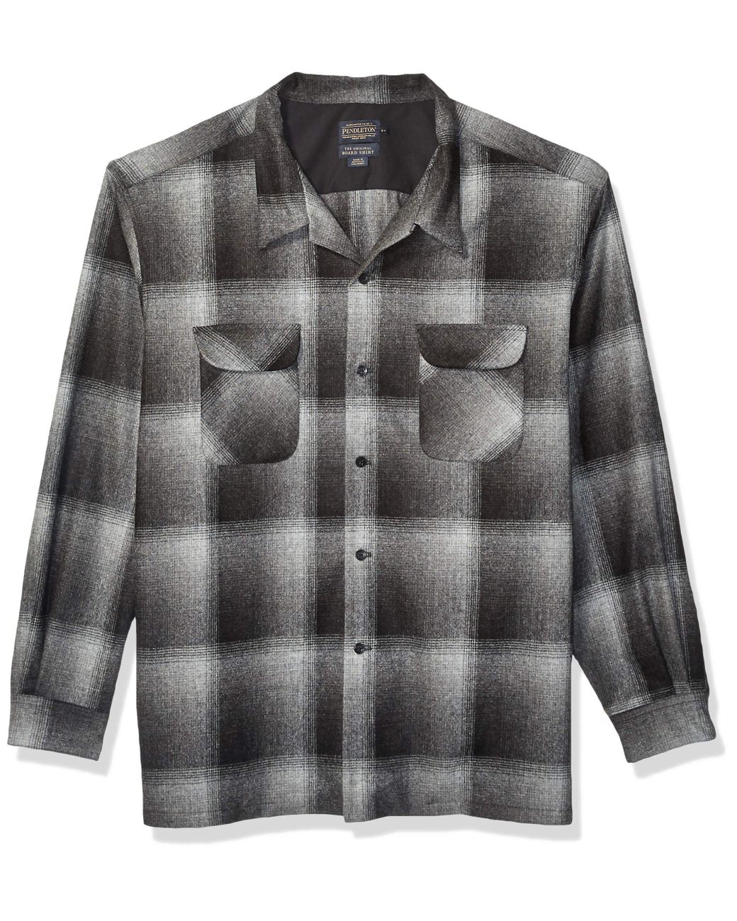 Pendleton Wool Big And Tall Big & Tall Long Sleeve Board Shirt in