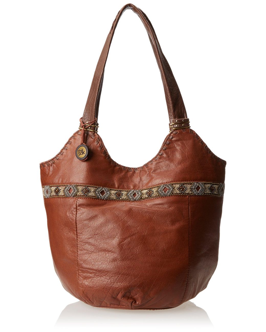 The Sak Indio Large Shoulder Bag,tobacco Beaded,one Size in Brown | Lyst