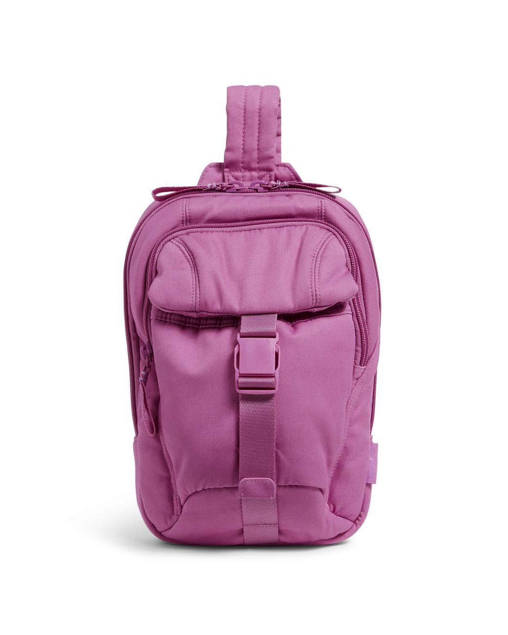 Vera Bradley Recycled Cotton Utility Sling Backpack in Purple Lyst