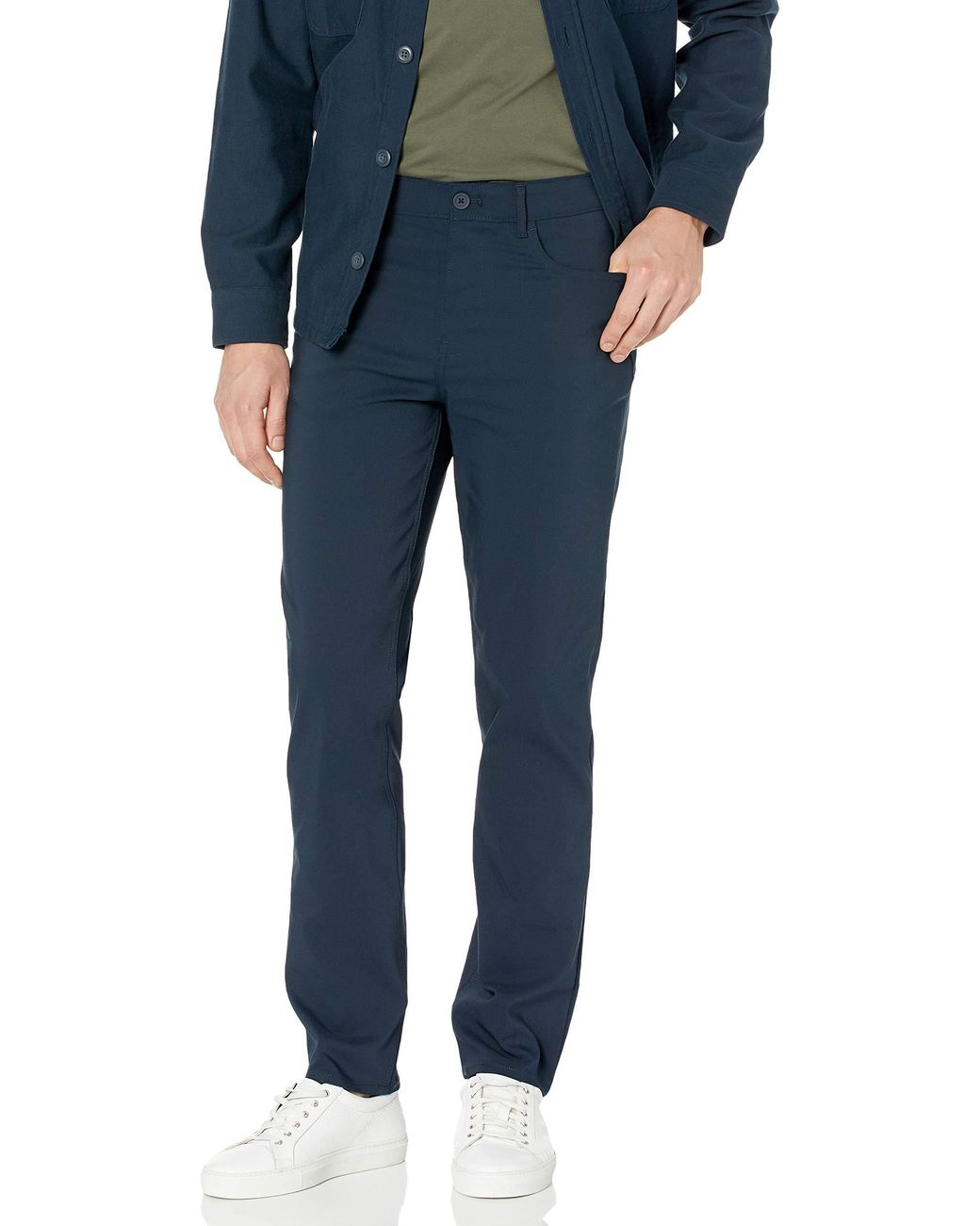 calvin klein men's move 365 skinny fit tech chinos