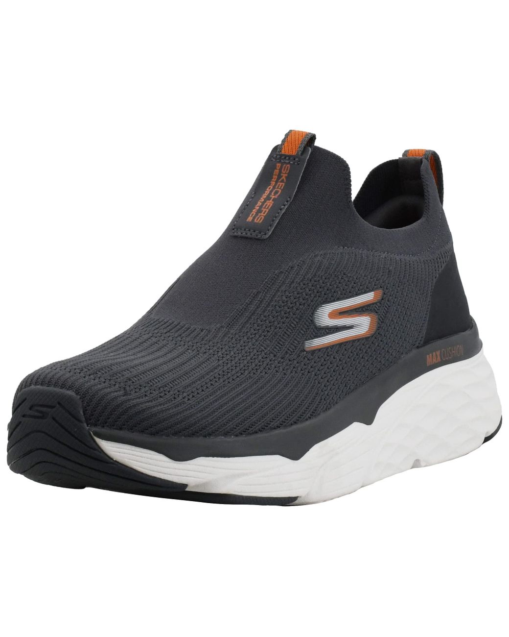 Skechers Max Cushioning Elite-athletic Slip-on Running Walking Shoes Cooled Sneaker in Black for Men | Lyst