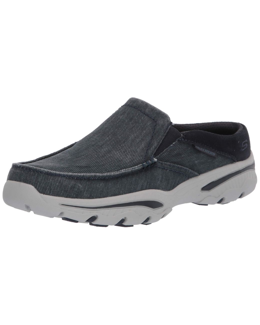 Skechers Crestonslip On Canvas Loafer in Navy (Blue) for Men Lyst