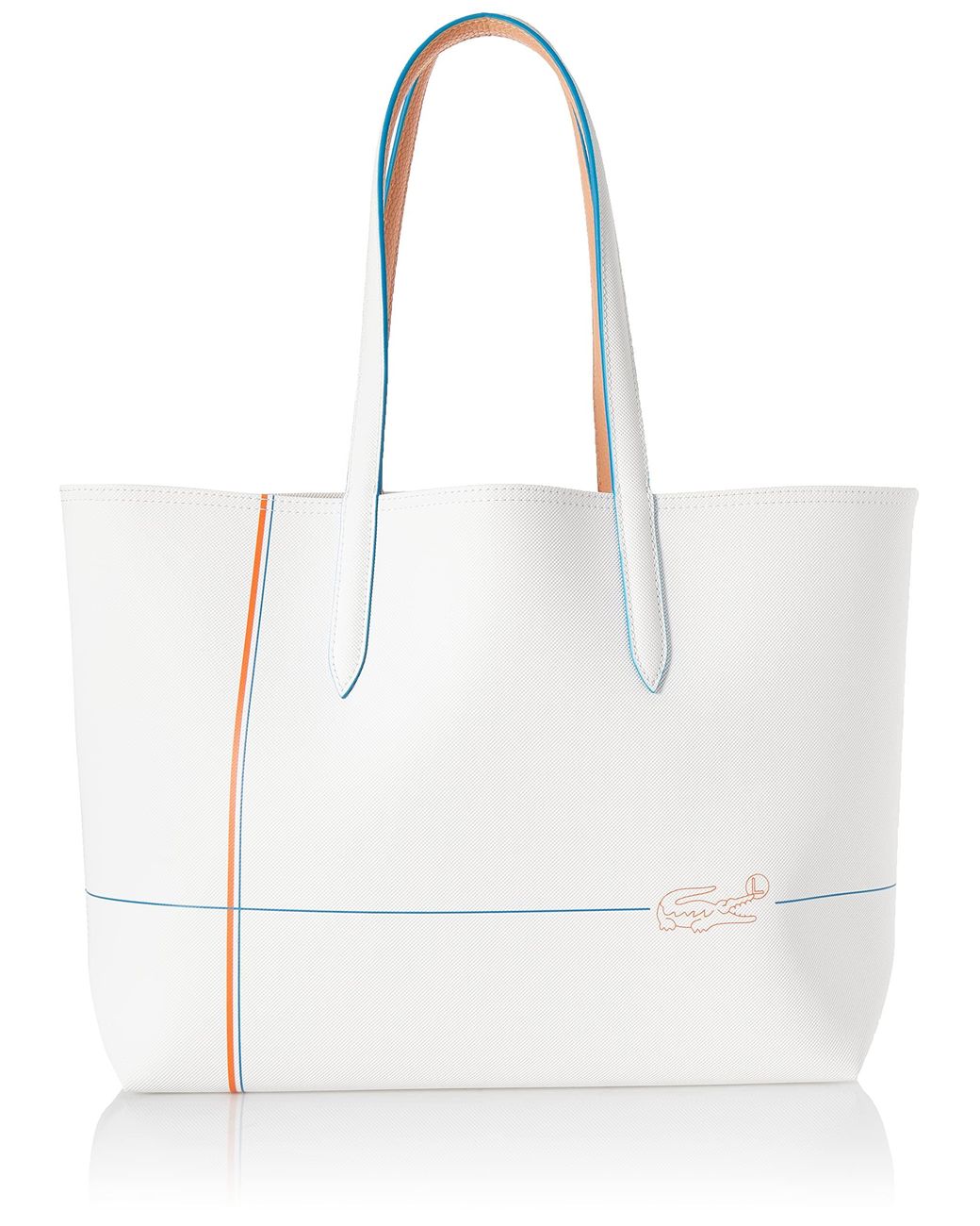 Lacoste Shopping Bag in White Lyst