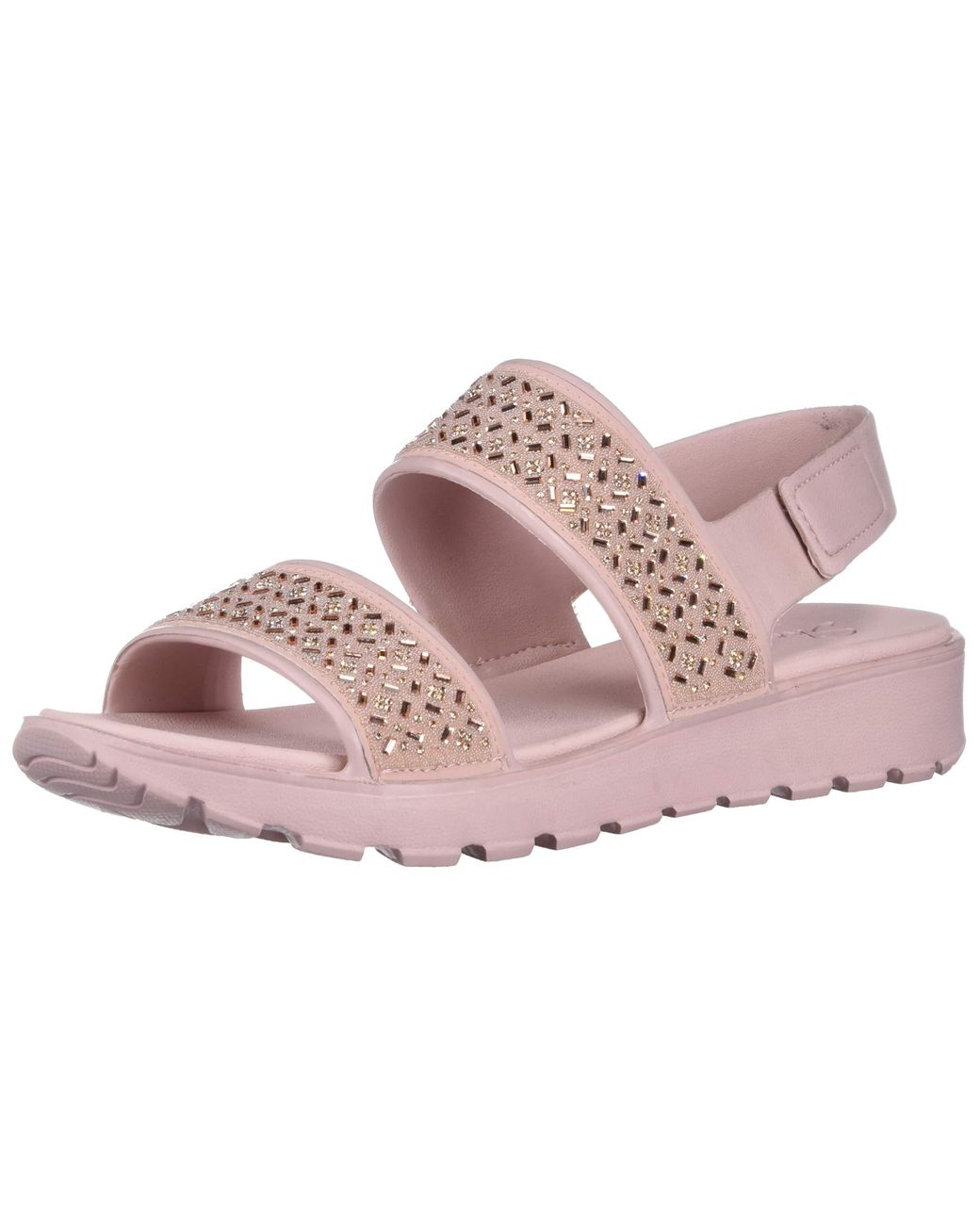 Skechers Cali Gear Footsteps-glam Party-rhinestone Molded Sling Back With Luxe Foam Sandal in 