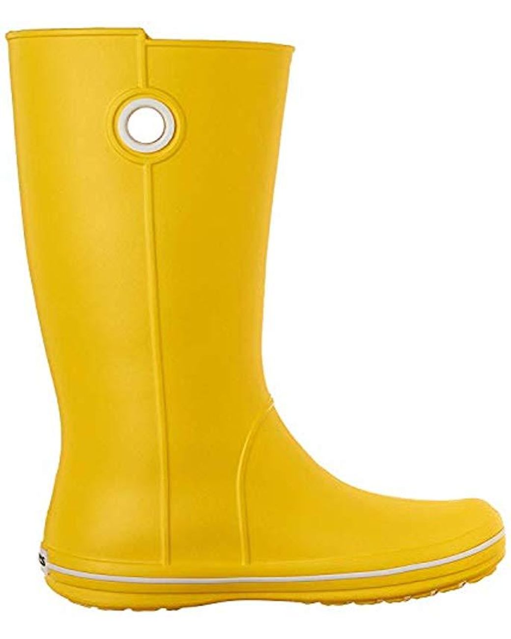 Crocs™ Crocband Jaunt Rain Boots in Lemon (Yellow) | Lyst
