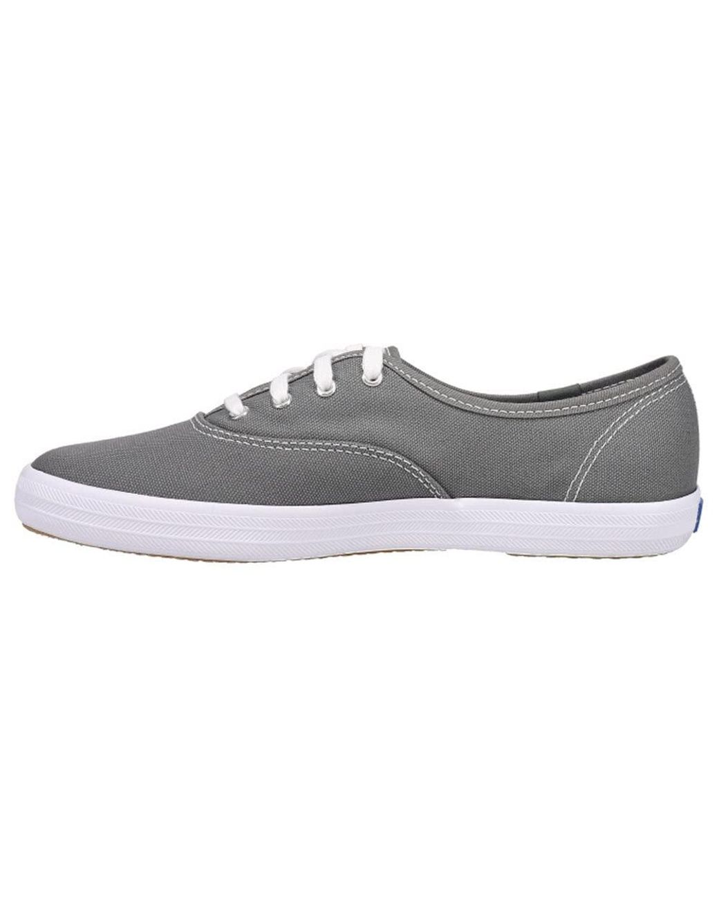 Keds Champion Original Canvas Lace-up Sneaker in Gray | Lyst
