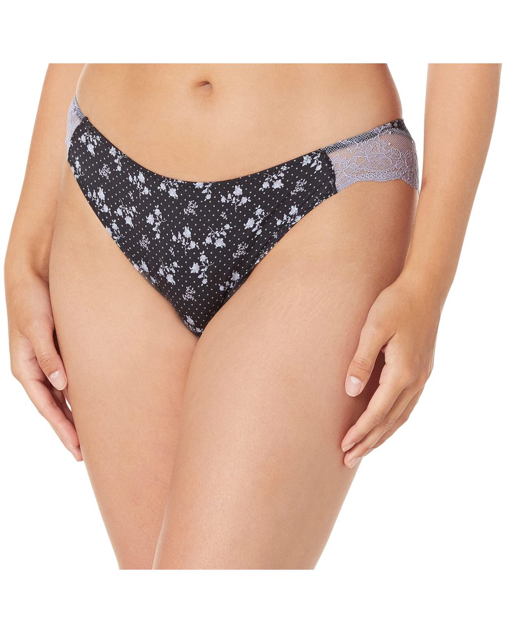 Maidenform Comfort Devotion Lace Back Tanga Panty in Gray Lyst