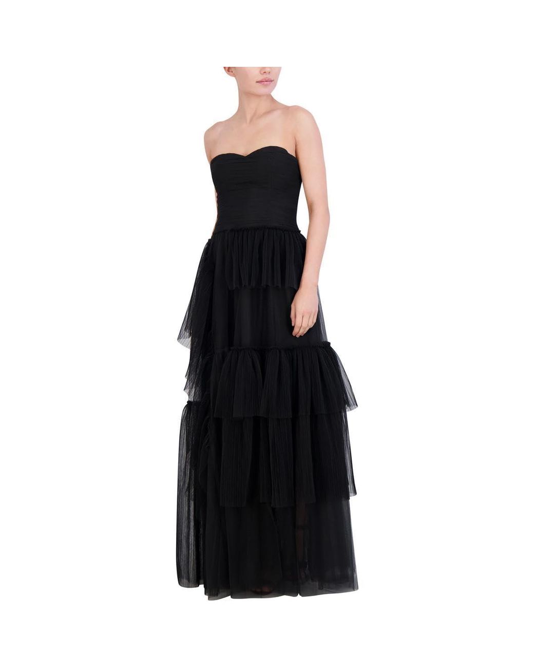 Evening Dress Bcbg Cape Sleeve Maxi Dress BCBGMAXAZRIA Women's