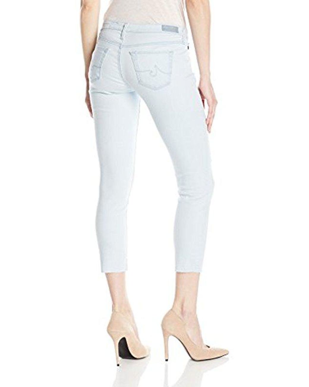 AG Jeans Denim The Stilt Crop Cigarette 