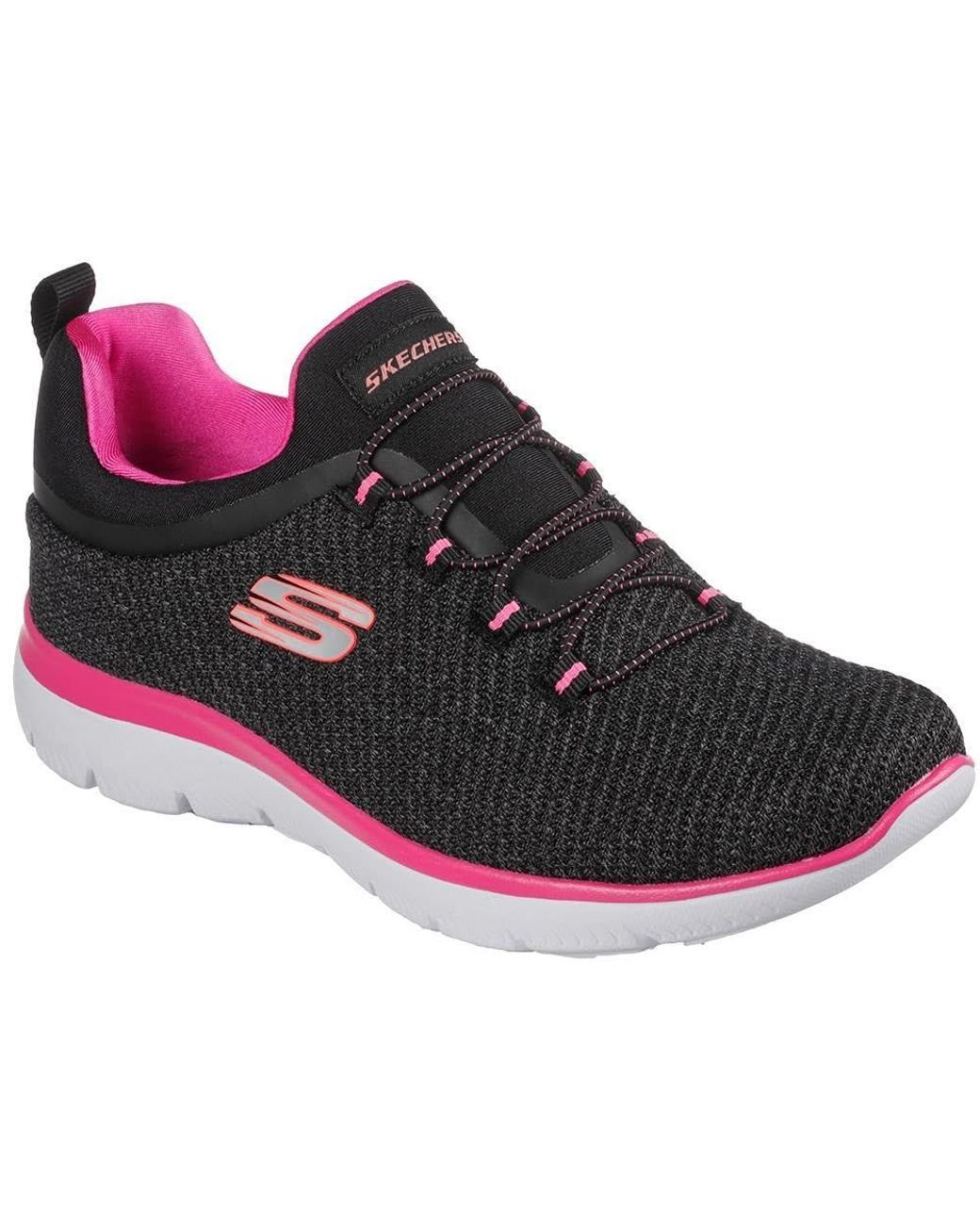 Skechers Beyond Joy Trainers 323 477 Black-pink Size Lyst UK