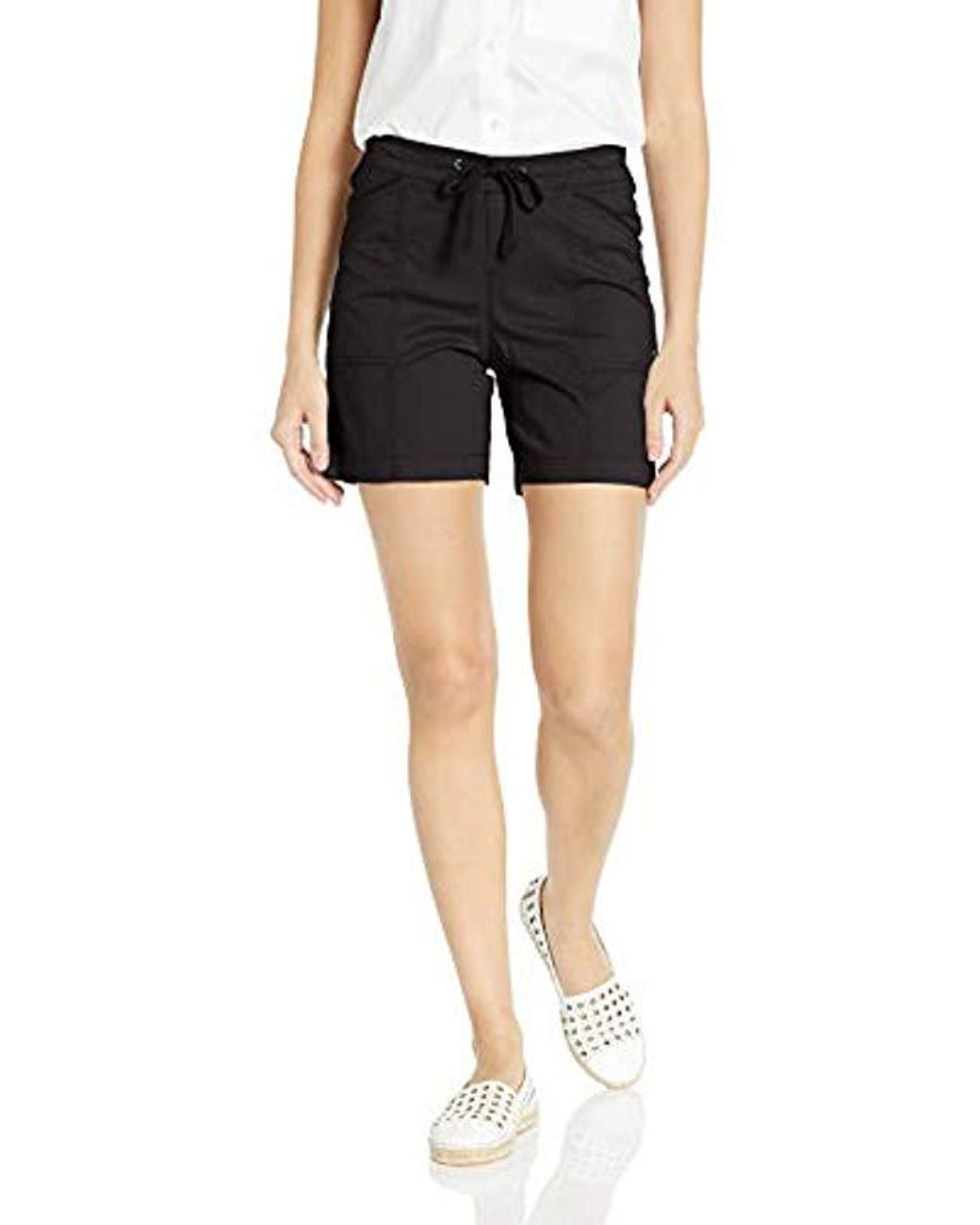 Lee Jeans Flex-to-go Relaxed Fit Pull-on Drawstring Short in Black | Lyst