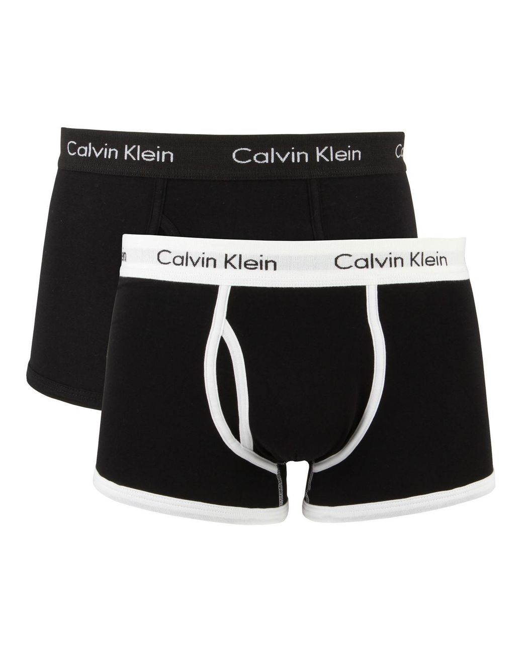 Calvin Klein 365 2 Pack Boxers S Black/black Small for Men | Lyst UK