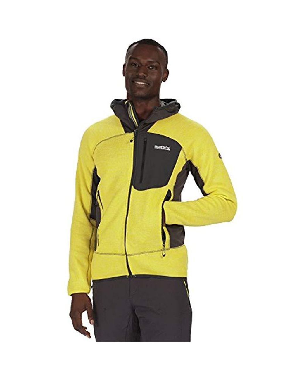 Regatta Herren Cartersville Vi Full-Zip Marl Knit Effect Extol Stretch Hooded Fleece