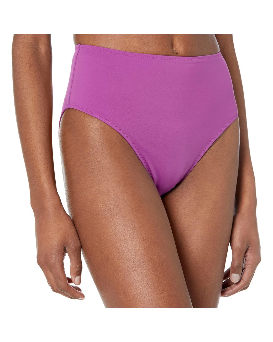 Slip Bikini a Vita Alta SGAMBATO Donna di Amazon Essentials in Viola | Lyst