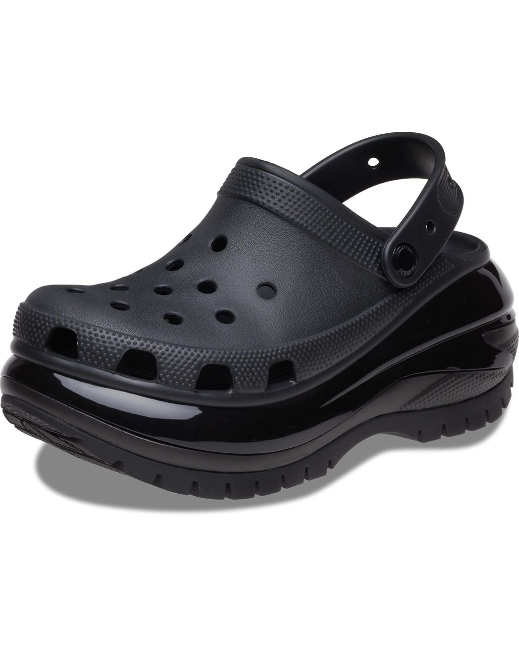 Crocs™ Classic Mega Crush Clogs | Platform Shoes in Black | Lyst