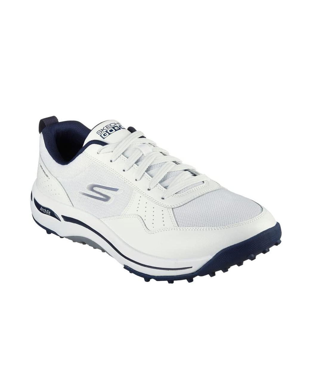 Skechers Go Arch Fit Golf Shoe Sneaker in White Navy (White) for Men ...