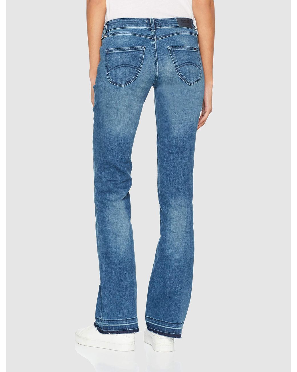 Tommy Hilfiger Denim Low Rise Boot Sophie Boot-Cut Bootcut Jeans in Blau -  Lyst