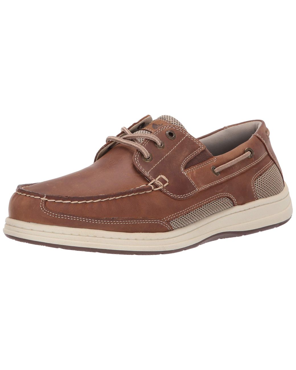 Dockers Leather Beacon Boat Shoe in Dark Tan (Natural) for Men | Lyst