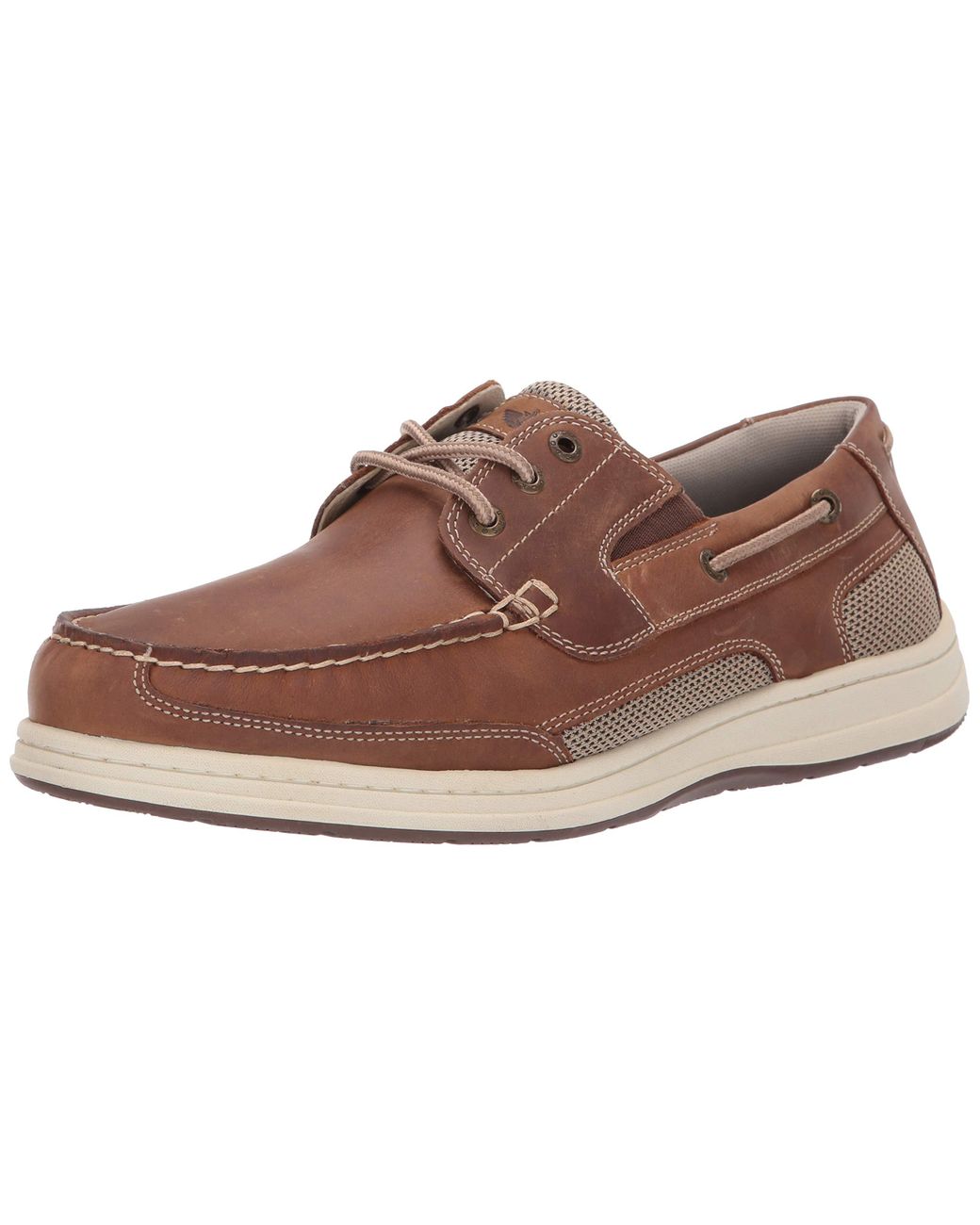 Dockers Leather Beacon Boat Shoe in Dark Tan (Natural) for Men Lyst
