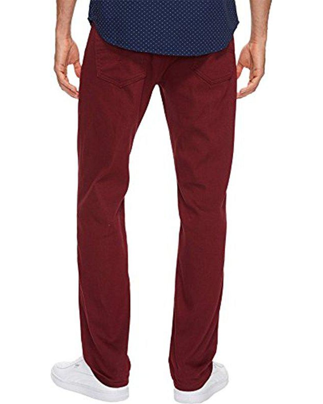 Levi's 511 Slim Fit Jeans Stretch, Brushed Burgundy-stretch, 33 34 in Red  for Men | Lyst