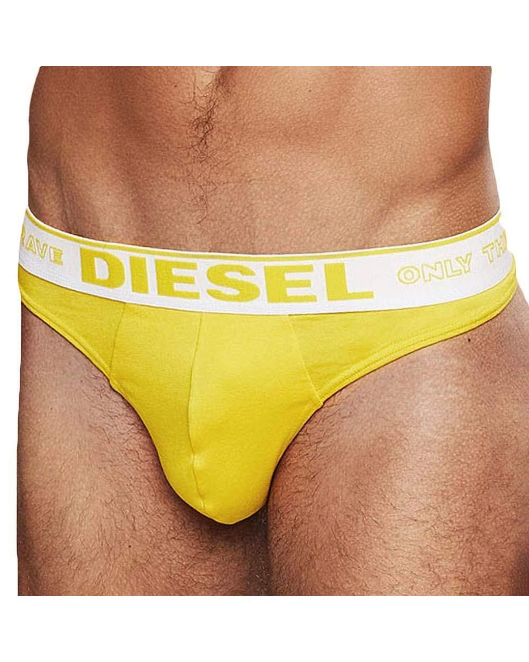 DIESEL Bold Thong Underwear in Yellow for Men | Lyst