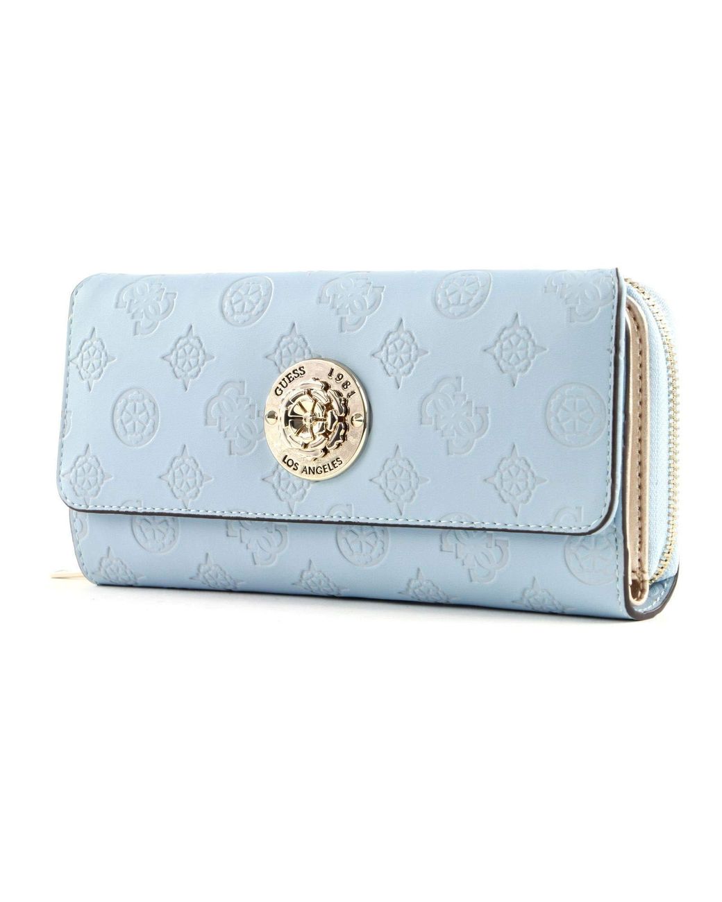 Guess Dayane SLG Large Clutch Organizer Sky in Blau Lyst DE