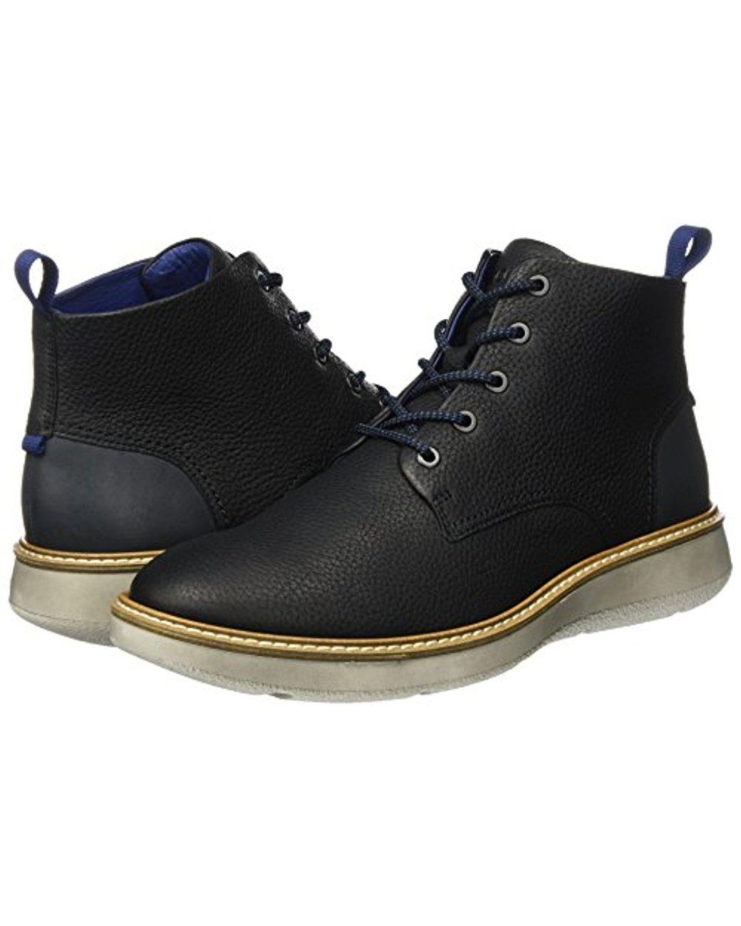 Ecco Aurora Mid Chukka Boot in Black for Men | Lyst