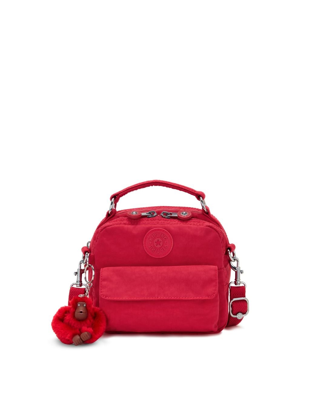 Kipling Puck Small Shoulder Bag in Red | Lyst