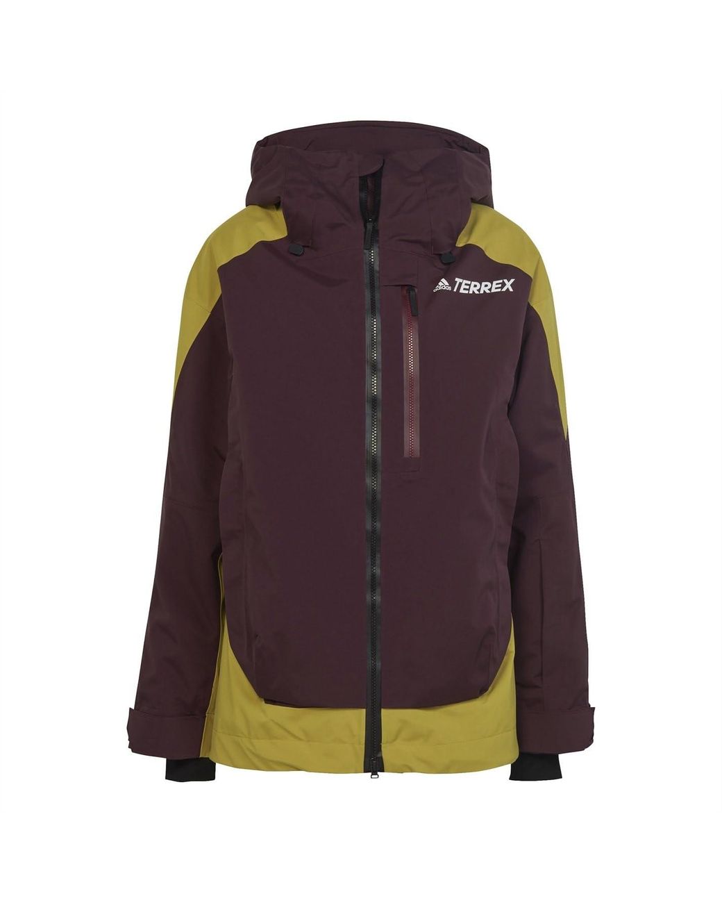 maroon insulated 2l jacket men