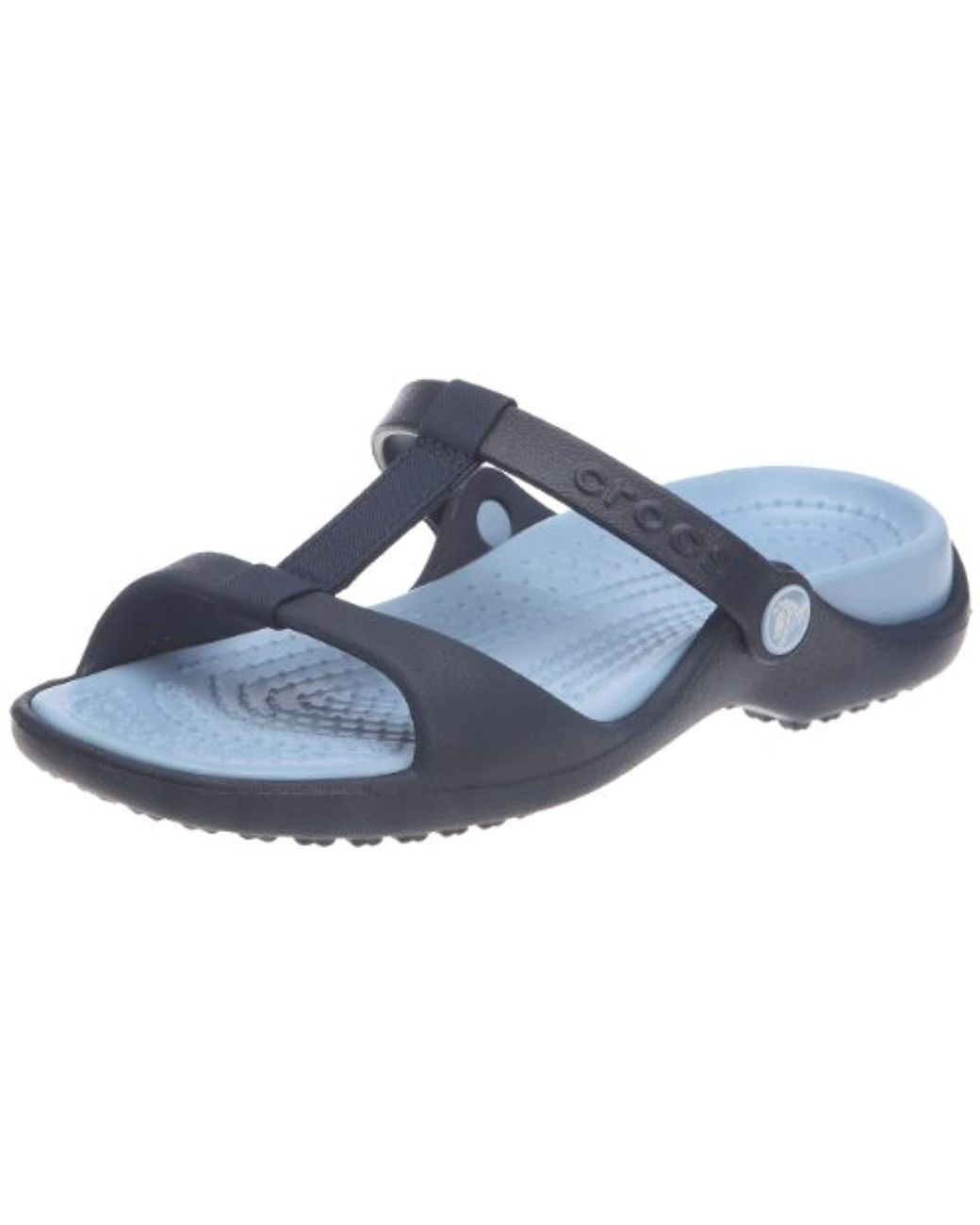 Crocs™ Synthetic Cleo Iii Sandals in Blue (Navy/Light Blue) (Blue) | Lyst UK