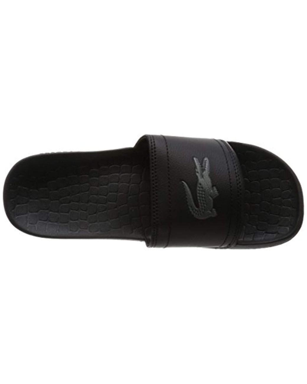 Lacoste Frasier Slides in Black for Men Lyst UK