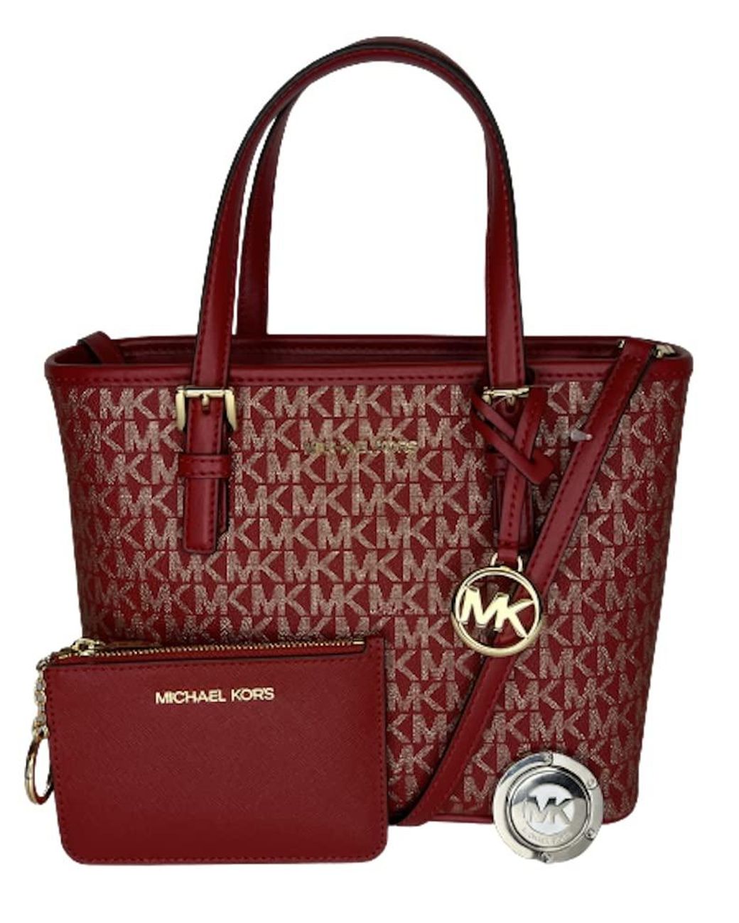 Michael Kors Jet Set Travel XS Carryall Convertible Top Zip Tote