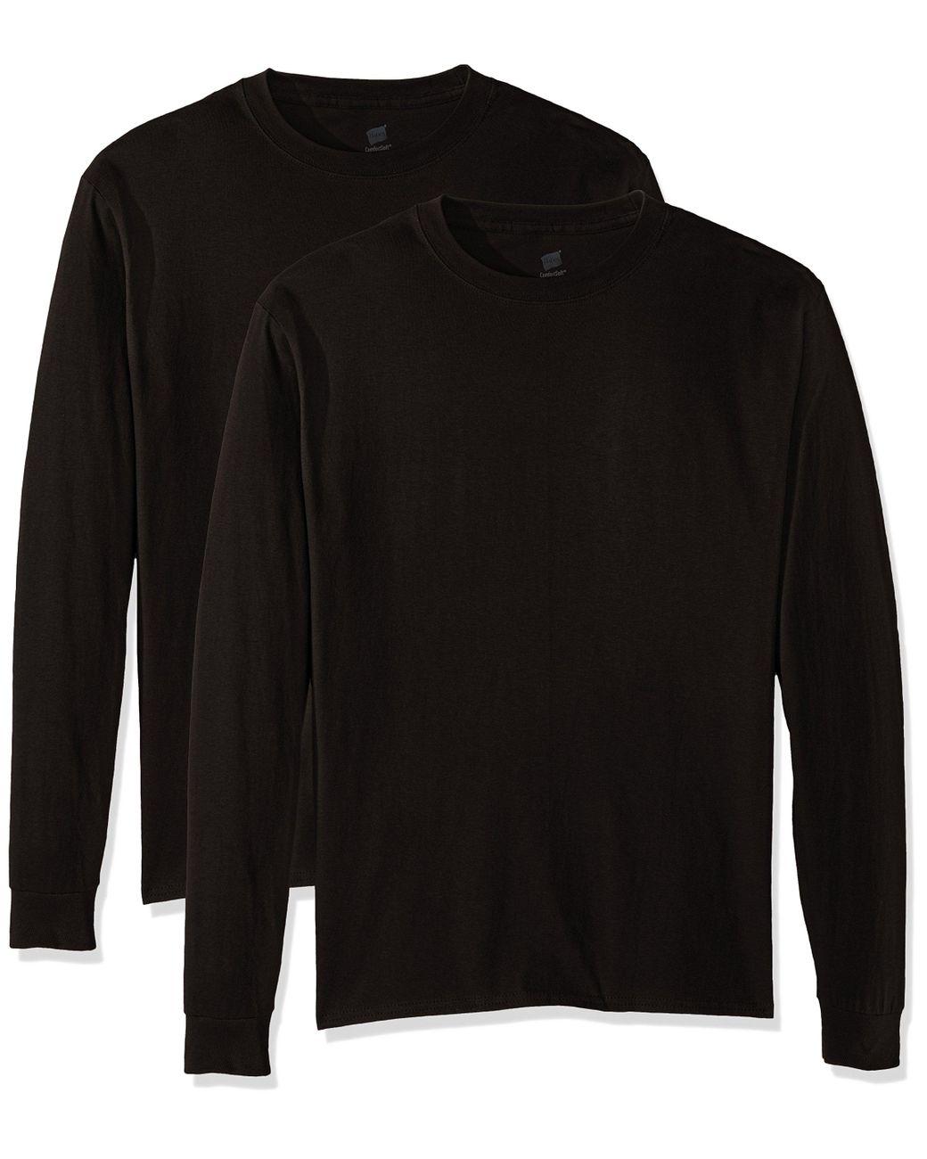 Hanes Cotton Comfortsoft Longsleeve Tshirt in Black for Men Save 6