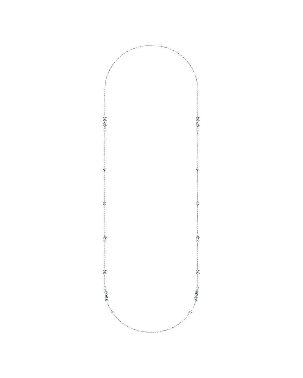 Swarovski Halskette 5562083 Tennis Deluxe Mixed MatinèeKette in Weiß