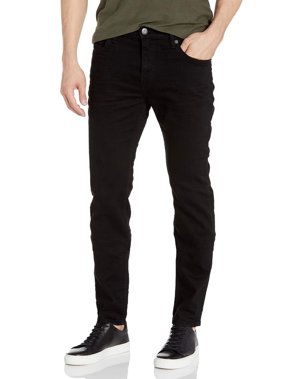 True Religion Denim Ricky Skinny Fit Jean in Black for Men - Save 2% - Lyst
