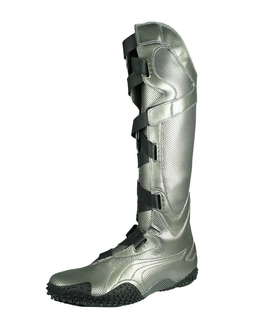 PUMA Mostro Alto Met Knee High Boots-silver-5 in Metallic | Lyst UK